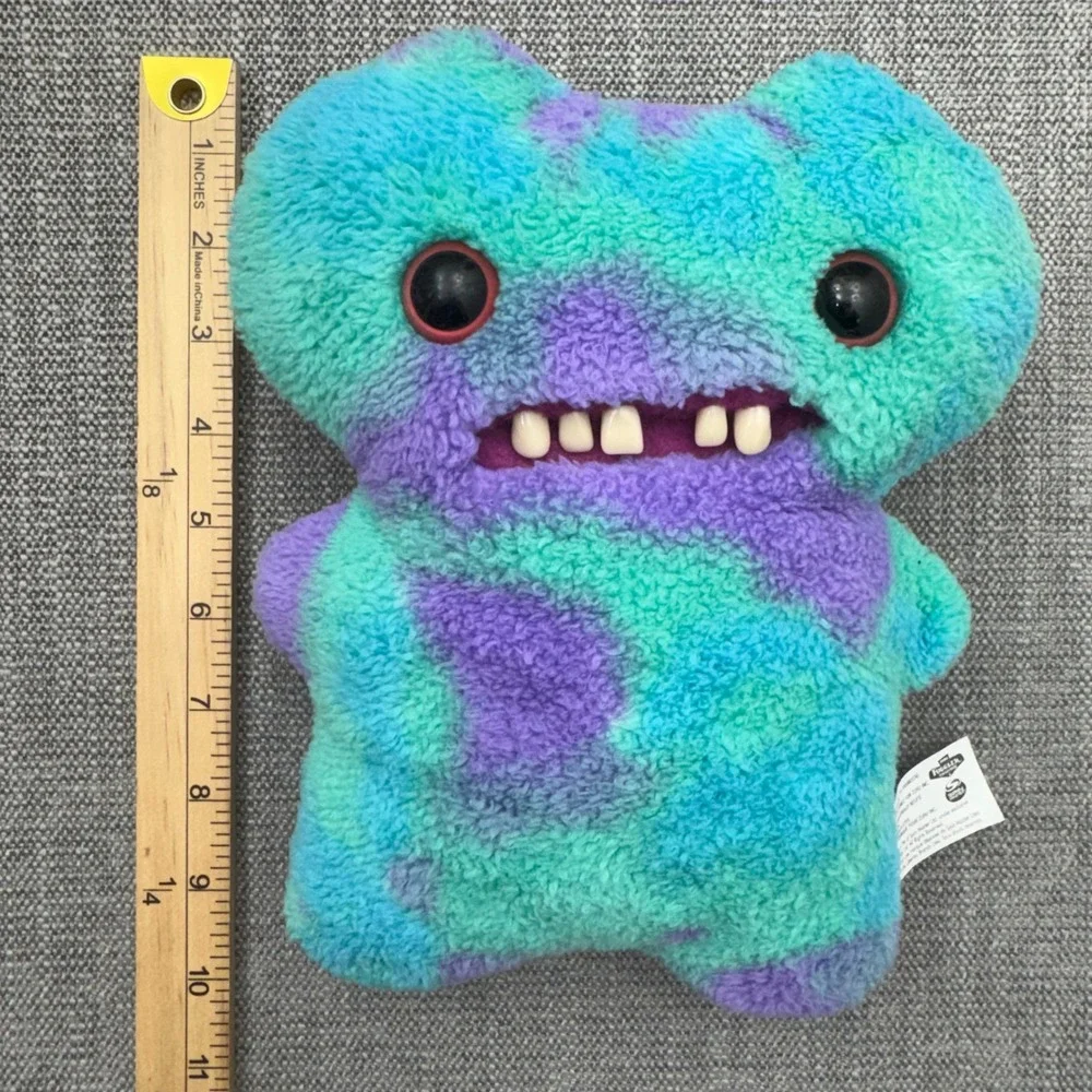 Fuggler Funny Ugly Monster Laboratory Misfits Old Tooth Teal and Purple 9 inch